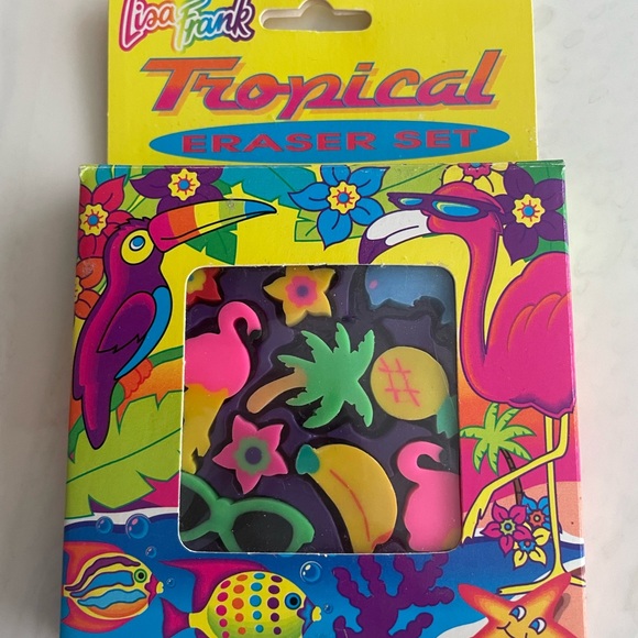Tropical theme eraser set - Picture 2 of 2